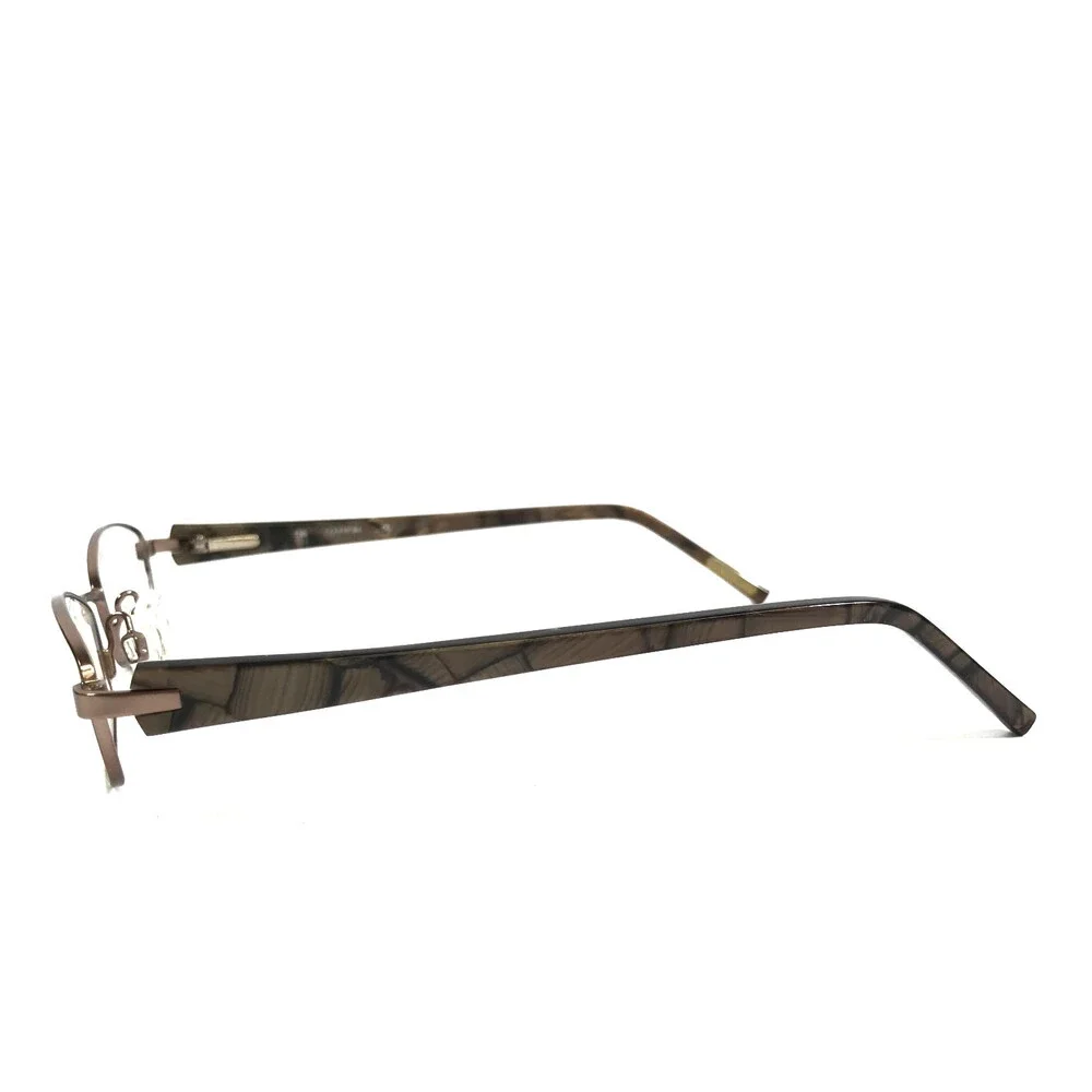 Covergirl Eyeglasses Frames CG0386 col. 045 Shiny Brown Gold Rectangle 48-17-130